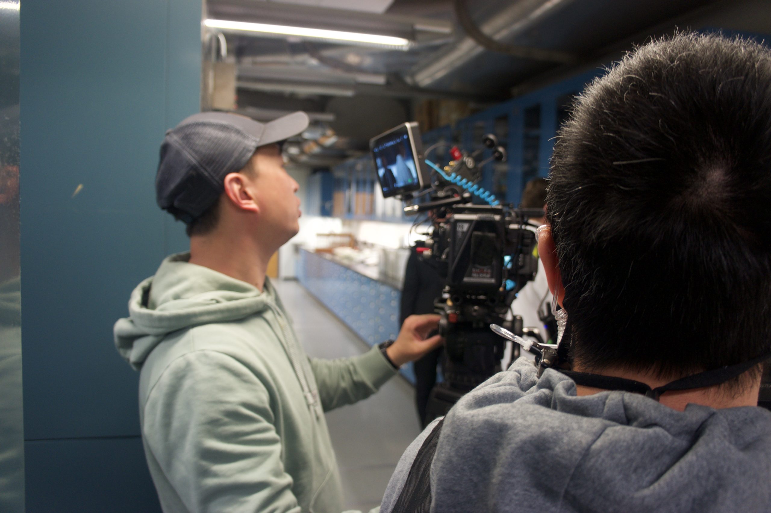 Crew behind the scene picture